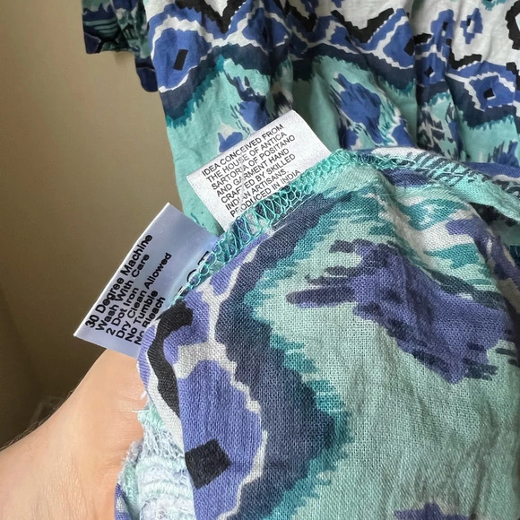 Antica Sartoria Blue Printed Tunic, size 1 - Picture 7 of 7